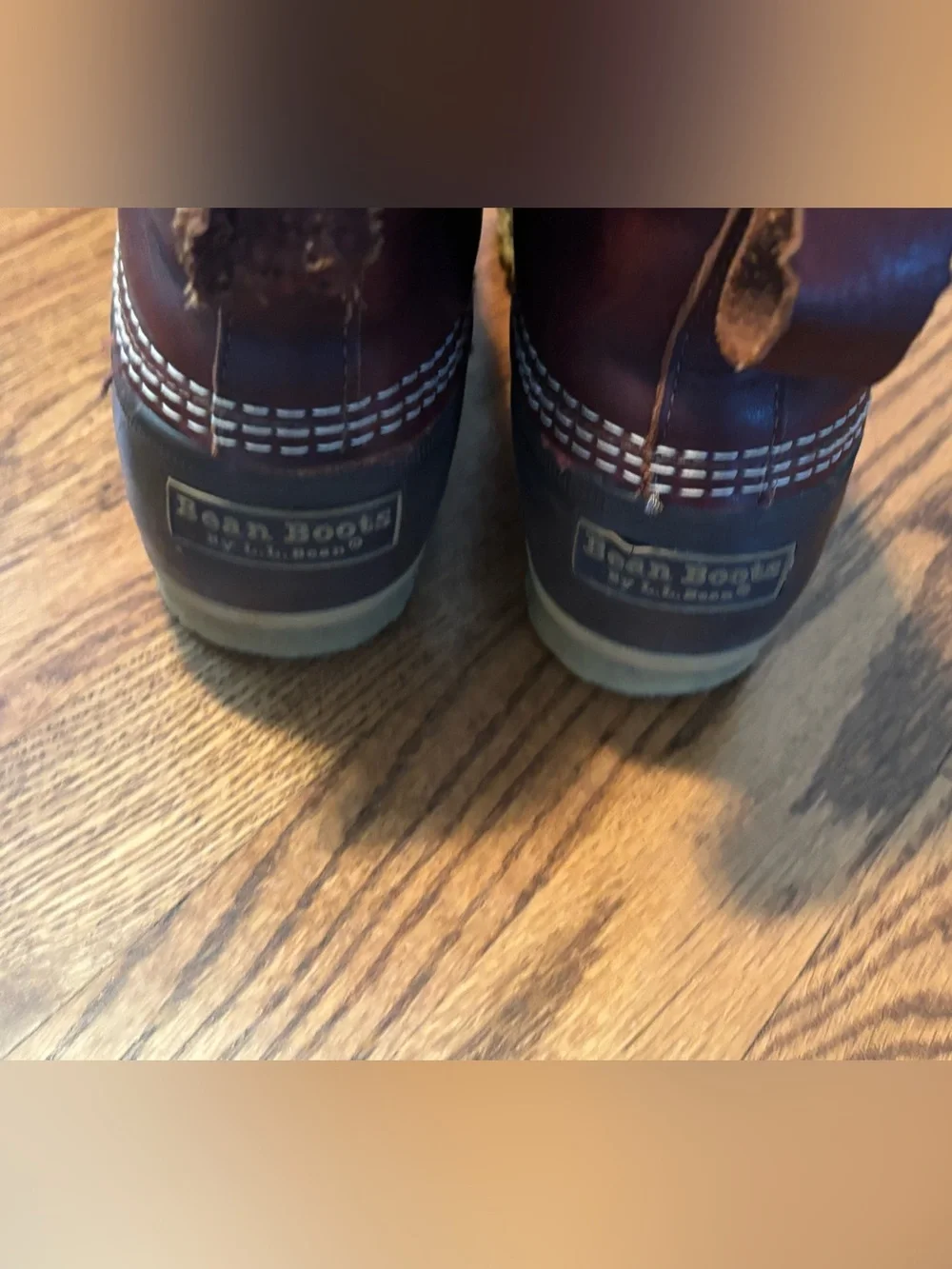 L.L. Bean Two-Tone Brown and Black Men’s Rain & Snow Boots 8